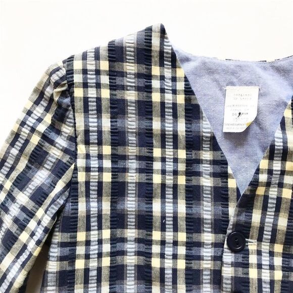 Vintage Seersucker light jacket/blazer 24 months - Picture 2 of 4